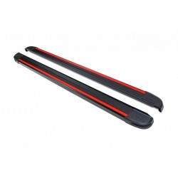 Бокові пороги Maya Red (2 шт., алюміній) Довга база для Peugeot Boxer 2006-2025 рр