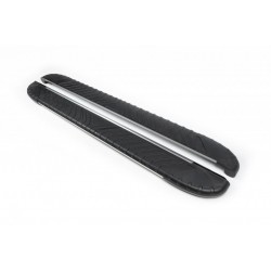 Бокові пороги Bosphorus Grey (2 шт., алюміній) Довга база для Citroen Jumper 2007-2025 рр