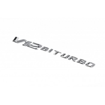 Напис V12 Biturbo (хром) для Mercedes Vito W638 1996-2003 рр