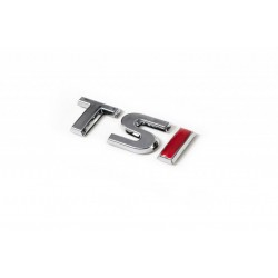 Напис TSI (під оригінал) TS-хром, I-червона для Volkswagen Passat B7 2012-2015рр