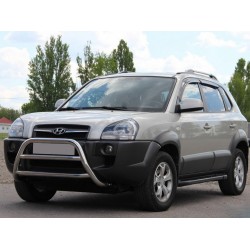 Кенгурятник WT022 (нерж.) для Hyundai Tucson JM 2004- гг