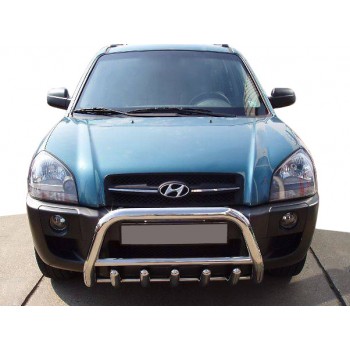 Кенгурятник WT003 (нерж.) 51 мм для Hyundai Tucson JM 2004- гг