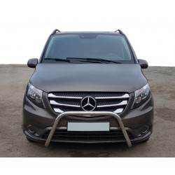 Кенгурятник WT006 (нерж.) для Mercedes Vito/V-class W447 2014- гг