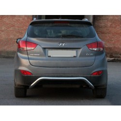 Задняя защита AK007 (нерж.) для Hyundai IX-35 2010-2015 гг