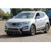 Передняя дуга WT003 (нерж.) для Hyundai Santa Fe 3 2012-2018 гг
