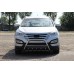 Передняя дуга WT003 (нерж.) для Hyundai Santa Fe 3 2012-2018 гг