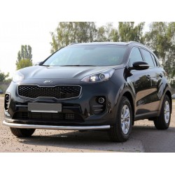 Передняя защита ST008 (нерж) для Kia Sportage 2015-2021 гг