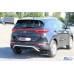 Задняя защита AK007 (нерж) для Kia Sportage 2015-2021 гг
