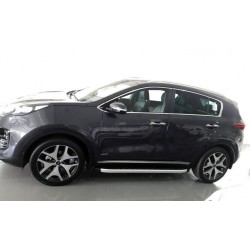 Бокові пороги Fullmond (2 шт., алюміній) для Kia Sportage 2015-2021 рр