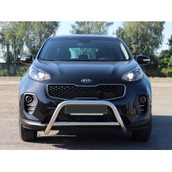 Кенгурятник WT006 (нерж) для Kia Sportage 2015-2021 гг