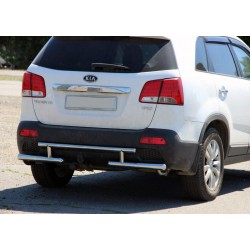 Задняя дуга AK002-2 (нерж.) для Kia Sorento II XM 2009-2014 гг