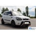 Кенгурятник (нерж) 51 мм, без напису для Kia Soul I 2008-2013 рр