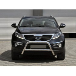 Кенгурятник WT006 (нерж.) для Kia Sportage 2010-2015 гг