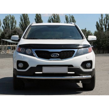 Передняя защита ST008 (2010-2013, нерж.) для Kia Sorento II XM