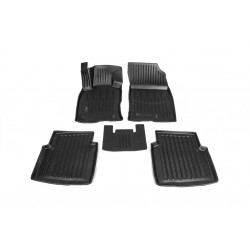 Коврик в багажник Stingray 3D (5 мест в 7 местном автомобиле) для Volkswagen Touran 2010-2015 гг