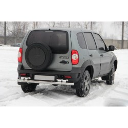 Задня дуга AK015 (нерж.) для Chevrolet Niva