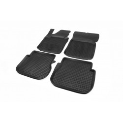 Резиновые коврики с бортом (4 шт, Polytep) для Volkswagen Caddy 2004-2010 гг