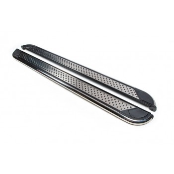 Боковые пороги Maydos V2 (2 шт, нерж) для Mercedes GLE/ML сlass W166