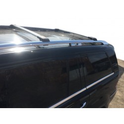 Перемычки на рейлинги под ключ WingBar (2 шт) до 110 см, Черный для Mercedes GL сlass X164