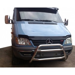 Защита переднего бампера WT022 (нержавейка) 1995-2000 для Mercedes Sprinter W901/902/903/904/905