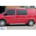 Бокові пороги Allmond Grey (2 шт., алюм.) для Mercedes Vito W638 1996-2003 рр