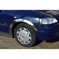 Накладки на арки (4 шт, нерж) для Opel Astra G classic 1998-2012 гг