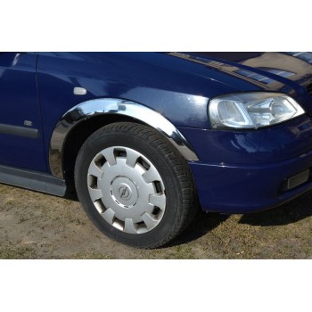 Накладки на арки (4 шт, нерж) для Opel Astra G classic 1998-2012 гг