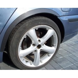 Накладки на арки (4 шт, черные) для BMW 3 серия E-46 1998-2006 гг