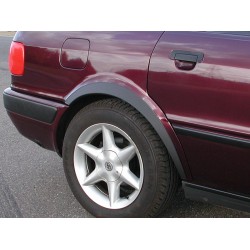 Накладки на арки (4 шт, черные) для Ауди 80/90 1987–1996 гг