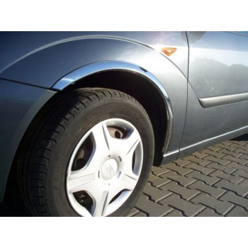 Накладки на арки (4 шт, нерж) для Ford Focus I 1998–2005 гг