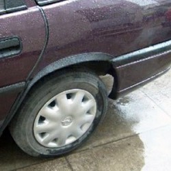 Накладки на арки (4 шт, черные) для Opel Vectra A 1987-1995 гг