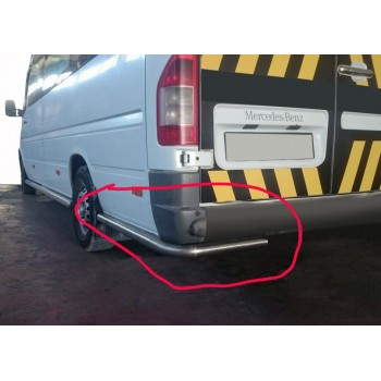 Задние уголки AK-SO (нерж.) Длинная база для Volkswagen LT 1995-2006 гг Задние уголки AK-SO (нерж.) Длинная база для Volkswagen LT 1995-2006 гг