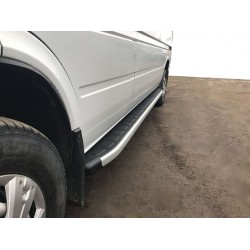 Бокові пороги Fullmond (2 шт, алюм) Довга база для Mercedes Sprinter W901/902/903/904/905 1995-2006 рр
