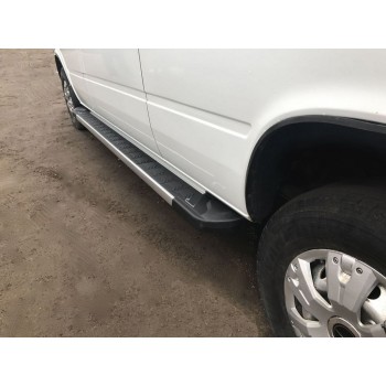 Бокові пороги RedLine V1 (2 шт., алюміній) Довга база для Volkswagen LT 1995-2006 рр