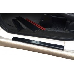 Накладки на пороги (2 шт., ABS) Глянцеві для Peugeot Expert 1995-2007 рр