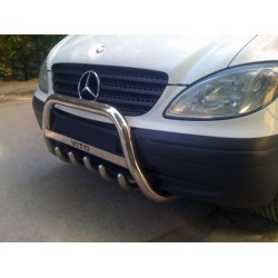 Кенгурятник WT003/004 (нерж.) 50мм, без надписи для Mercedes Viano 2004-2014 гг