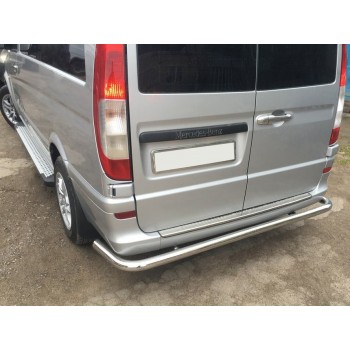 Задня дуга AK005 (нерж.) для Mercedes Vito W639 2004-2014 рр
