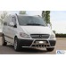 Кенгурятник WT004-Plus з вусами (нерж.) для Mercedes Viano 2004-2014 рр