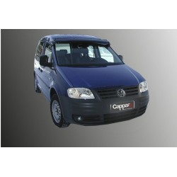 Козырек на лобовое стекло (черный глянец, 5мм) для Volkswagen Caddy 2010-2015 гг