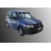 Козырек на лобовое стекло (черный глянец, 5мм) для Volkswagen Caddy 2004-2010 гг