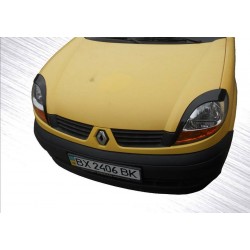 Війки (2 шт., Чорний ABS) (2003-2008) Чорний глянець для Renault Kangoo рр