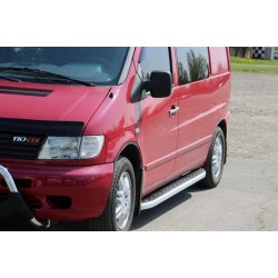 Бокові пороги Fullmond (2 шт., алюм.) для Mercedes Vito W638 1996-2003 рр