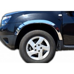 Накладки на арки (4 шт, нержавейка) для Dacia Duster 2008-2018 гг