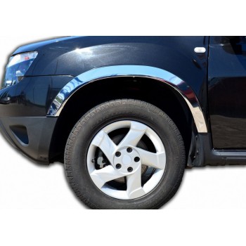 Накладки на арки (4 шт, нержавейка) для Renault Duster 2008-2017 гг