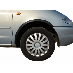 Накладки на арки (4 шт, черные) для Seat Alhambra 1996-2010 гг