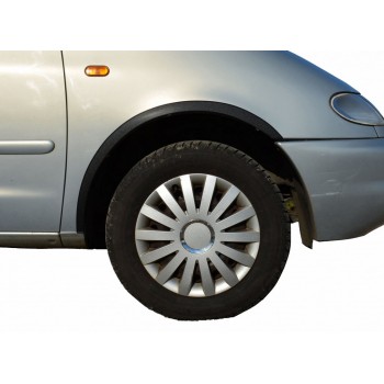 Накладки на арки (4 шт, черные) для Seat Alhambra 1996-2010 гг