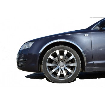 Накладки на арки (4 шт, нерж) для Ауди A6 C6 2004-2011 гг