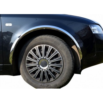Накладки на арки (4 шт, нерж) для Ауди A4 B6 2000-2004 гг