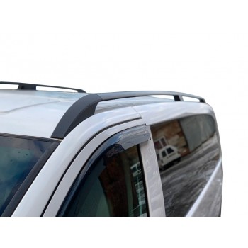 Рейлінги чорні ELITE (пласт. ніжки) Коротка база (SHORT) для Mercedes Vito / V-class W447 2014- рр