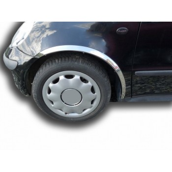 Накладки на арки (4 шт, нерж) для Mercedes A-сlass W168 1997-2004 гг